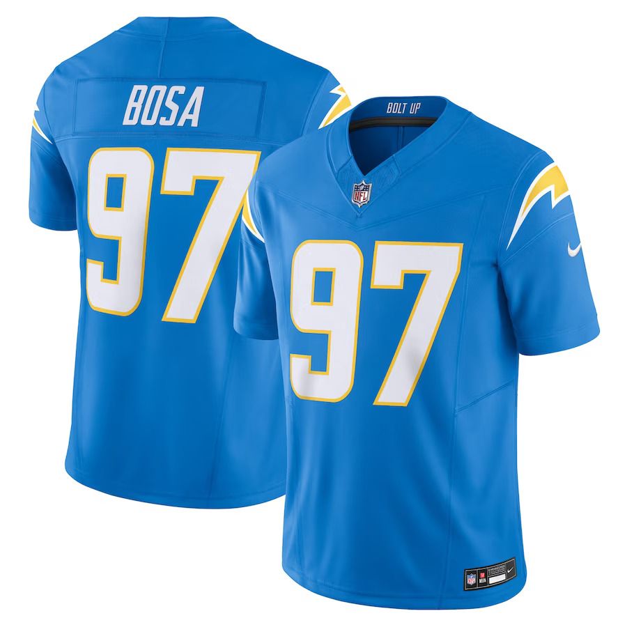 Men Los Angeles Chargers #97 Joey Bosa Nike Powder Blue Vapor F.U.S.E. Limited NFL Jersey->miami dolphins->NFL Jersey